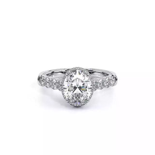 Insignia 0.8ct Oval Pave Engagement Ring Insignia-7100Ov