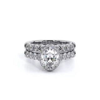 Insignia 0.8ct Oval Pave Engagement Ring Insignia-7100Ov