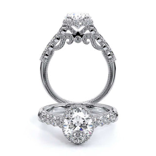 Insignia 0.8ct Oval Pave Engagement Ring Insignia-7100Ov