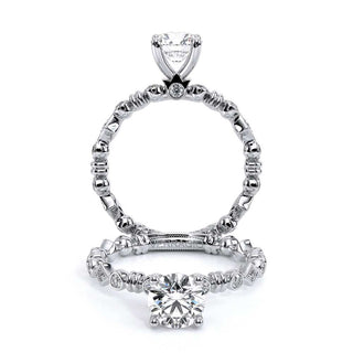 Renaissance 0.2 Round Pave Engagement Ring Renaissance-973-R