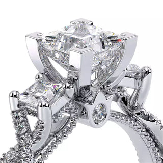 Couture 0.5ct Princess Three Stone Engagement Ring Couture-0423P