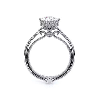 Couture 0.5ct Oval Pave Engagement Ring Couture-0429Dov