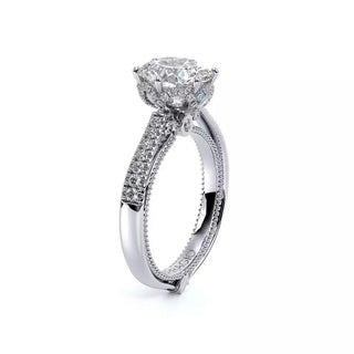 Couture 0.5ct Oval Pave Engagement Ring Couture-0429Dov