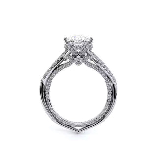 Couture 0.5ct Oval Floral Engagement Ring Couture-0451Ov