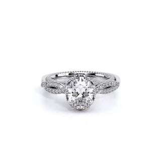 Couture 0.5ct Oval Floral Engagement Ring Couture-0451Ov