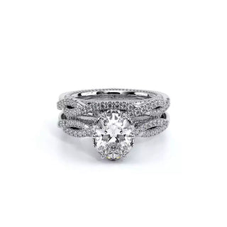 Couture 0.5ct Oval Floral Engagement Ring Couture-0451Ov