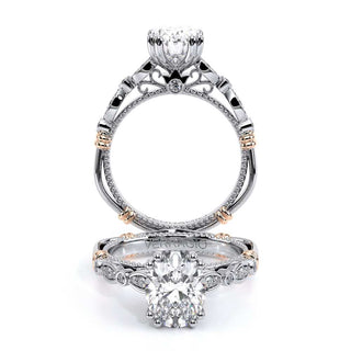 Parisian 0.15ct Oval Pave Engagement Ring Parisian-100Ov