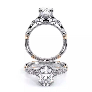 Parisian 0.15ct Oval Pave Engagement Ring Parisian-100Ov