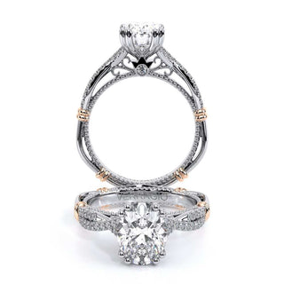 Parisian 0.15ct Oval Pave Engagement Ring Parisian-105Ov