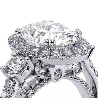 Parisian 0.45ct Oval Three-Stone Engagement Ring Parisian-122Ov