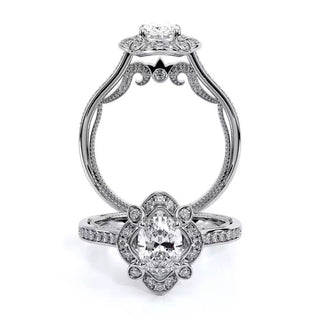 Insignia 0.35ct Oval Halo Engagement Ring Insignia-7094Ov