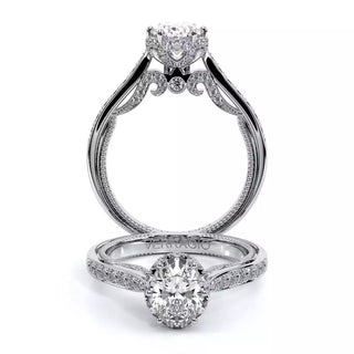 Insignia 0.35ct Oval Pave Engagement Ring Insignia-7107Ov