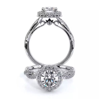 Renaissance   Halo Engagement Ring Renaissance-918R7