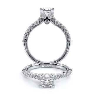 Renaissance 0.35 Princess Halo Engagement Ring Renaissance-955P1.7