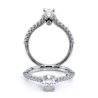 Renaissance 0.35 Oval Halo Engagement Ring Renaissance-955Ov1.7