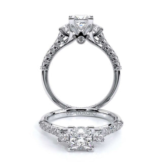 Renaissance 0.4 Pear Three Stone Engagement Ring Renaissance-956P1.5