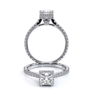 Renaissance 5 Princess Halo Engagement Ring Renaissance-985-Hp1.5