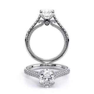 Couture 0.4ct Oval Cathedral Engagement Ring Couture-0452Ov