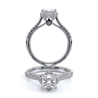 Couture 0.35ct Princess Floral Engagement Ring Couture-0457P