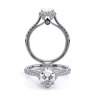 Couture 0.35ct Oval Floral Engagement Ring Couture-0457Ov