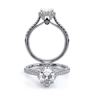 Couture 0.35ct Oval Floral Engagement Ring Couture-0457Ov