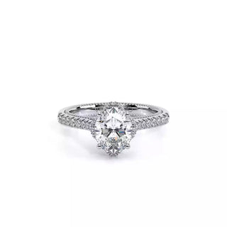 Couture 0.35ct Oval Floral Engagement Ring Couture-0457Ov