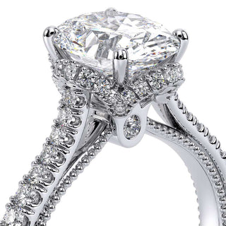 Couture 0.35ct Oval Floral Engagement Ring Couture-0457Ov