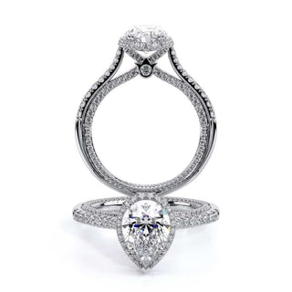 Couture 0.55ct Pear Pave Engagement Ring Couture-0482Ps