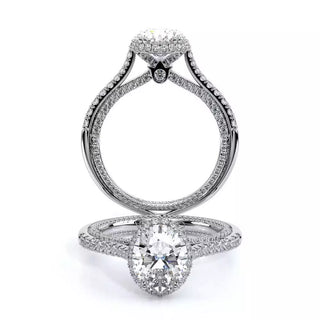 Couture 0.5ct Oval Halo Engagement Ring Couture-0482Ov