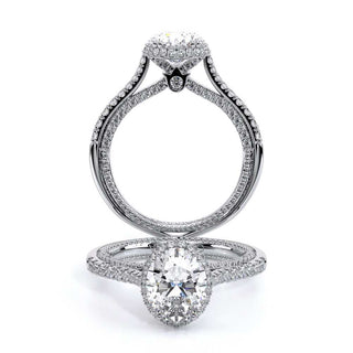 Couture 0.5ct Oval Halo Engagement Ring Couture-0482Ov