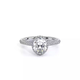 Couture 0.5ct Oval Halo Engagement Ring Couture-0482Ov