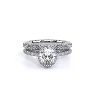 Couture 0.5ct Oval Halo Engagement Ring Couture-0482Ov