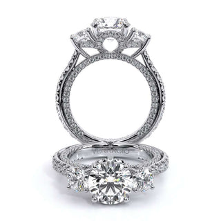 Couture 1.5ct Round Three-Stone Engagement Ring Couture-0479R