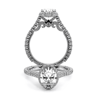 Insignia 0.85ct Oval Halo Engagement Ring Insignia-7109Ov