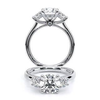 Renaissance 0.55 Round Three Stone Engagement Ring Renaissance-993R-S