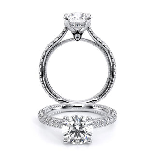 Renaissance 0.65 Round Pave Engagement Ring Renaissance-992R-1.7