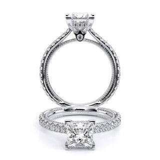 Renaissance 0.65 Princess Pave Engagement Ring Renaissance-992P1.7