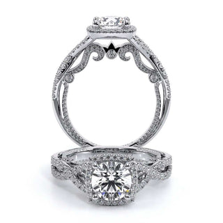 Insignia 0.45ct Cushion Halo Engagement Ring Insignia-7070Cu