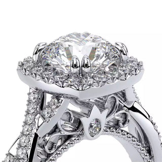 Parisian 0.3ct Cushion Halo Engagement Ring Parisian-106Cu