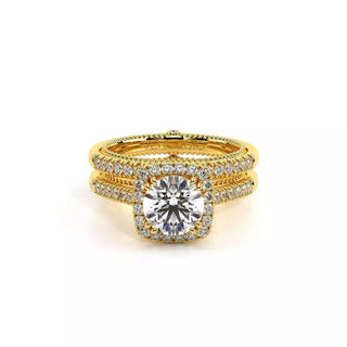 Couture 0.3ct Cushion Halo Engagement Ring Couture-0420Cu