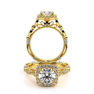 Parisian 0.3ct Cushion Vintage Engagement Ring Parisian-136Cu