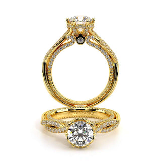 Couture 0.5ct Round Floral Engagement Ring Couture-0451R