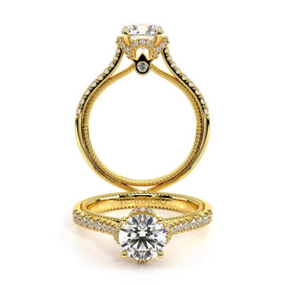 Couture 0.35ct Round Floral Engagement Ring Couture-0457R