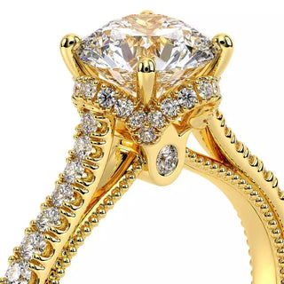 Couture 0.35ct Round Floral Engagement Ring Couture-0457R