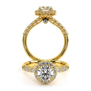 Renaissance 0.5 Round Halo Engagement Ring Renaissance-944R6.5