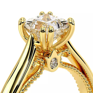 Couture 0.05ct Princess Solitaire Engagement Ring Couture-0418P