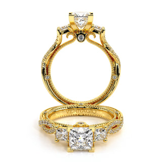 Couture 0.5ct Princess Sidestone Engagement Ring Couture-0423P