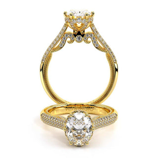 Insignia 0.45ct Oval Pave Engagement Ring Insignia-7104Ov