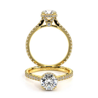 Renaissance 1.05 Round Pave Engagement Ring Renaissance-985-Hr1.5