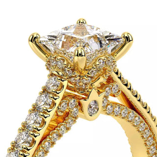 Couture 0.05ct Princess Cathedral Engagement Ring Couture-0447P